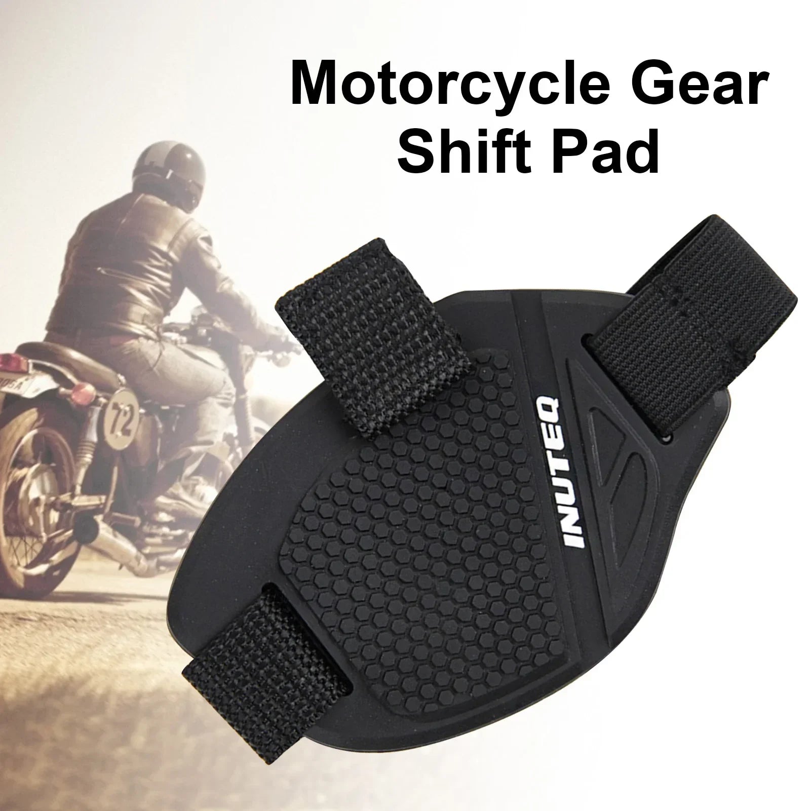 Motorcycle Shoe Cover Guards Motorcycle Gear Shift Pad Adjustable Durable Boot Protector Anti-skid Gear Shifter Shoe Protection