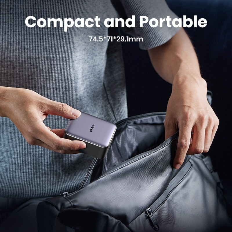 UGREEN 100W 65W GaN Charger Desktop Laptop Fast Charger 4 in 1 Adapter For iPhone 14 13 12 Pro Max Phone Charger Xiaomi Samsung