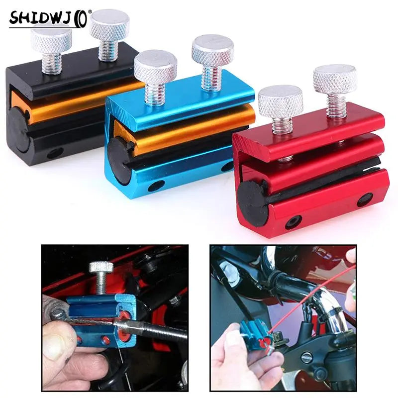 1pcs Clutch Brake Cable Tool Lubrication Wire Oiler Brake Motorcycle Aluminium Cable Lube Tool Motorbike Brakes Parts
