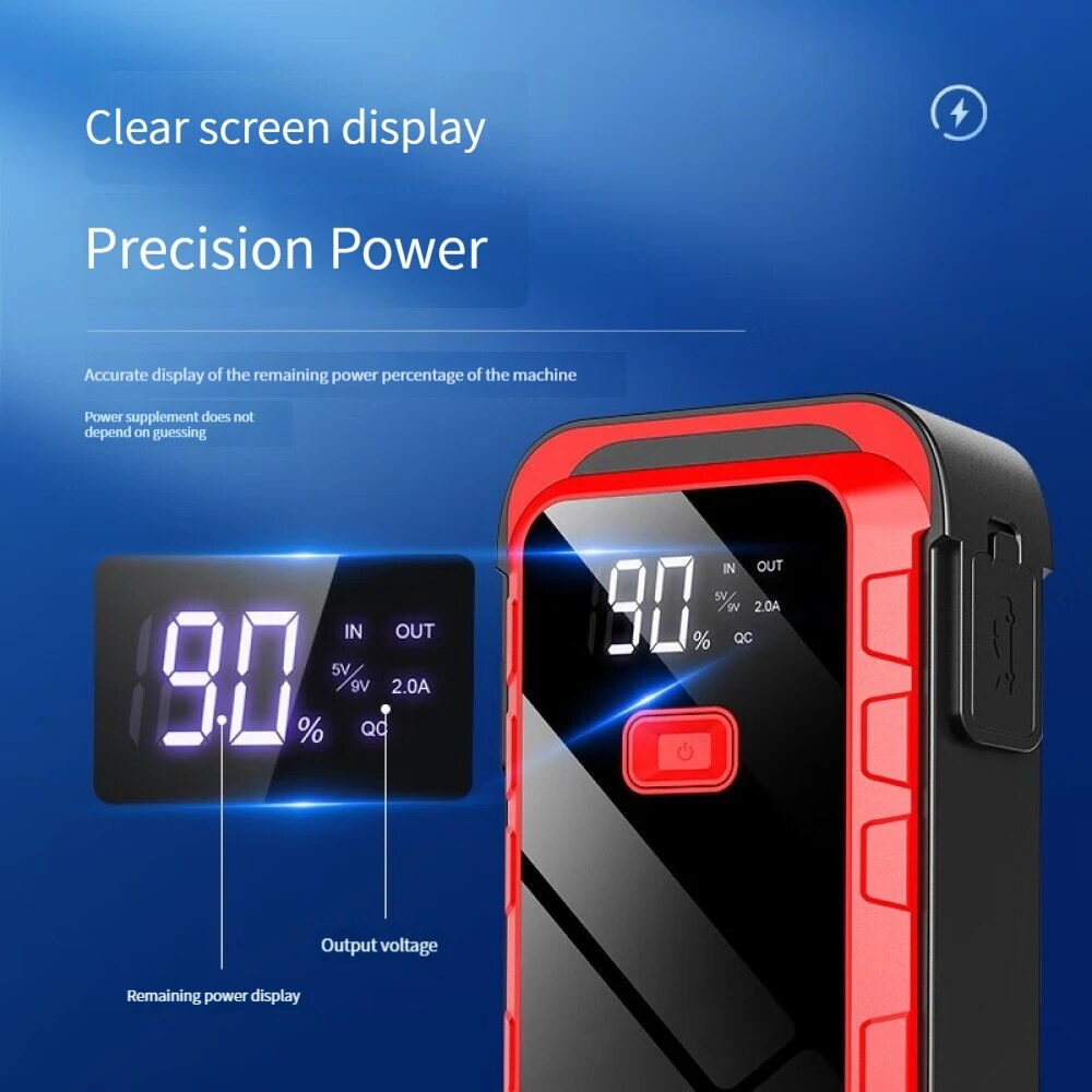 Soulor Car Emergency Start Power Bank(X13) Car Battery Charger 12V 1200A Car Battery Charger Battery Booster Buster