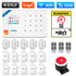KERUI Tuya Smart WIFI GSM Security Alarm System Works With Alexa Home Wireless Burglar Motion Detector Smoke Door Window Sensor