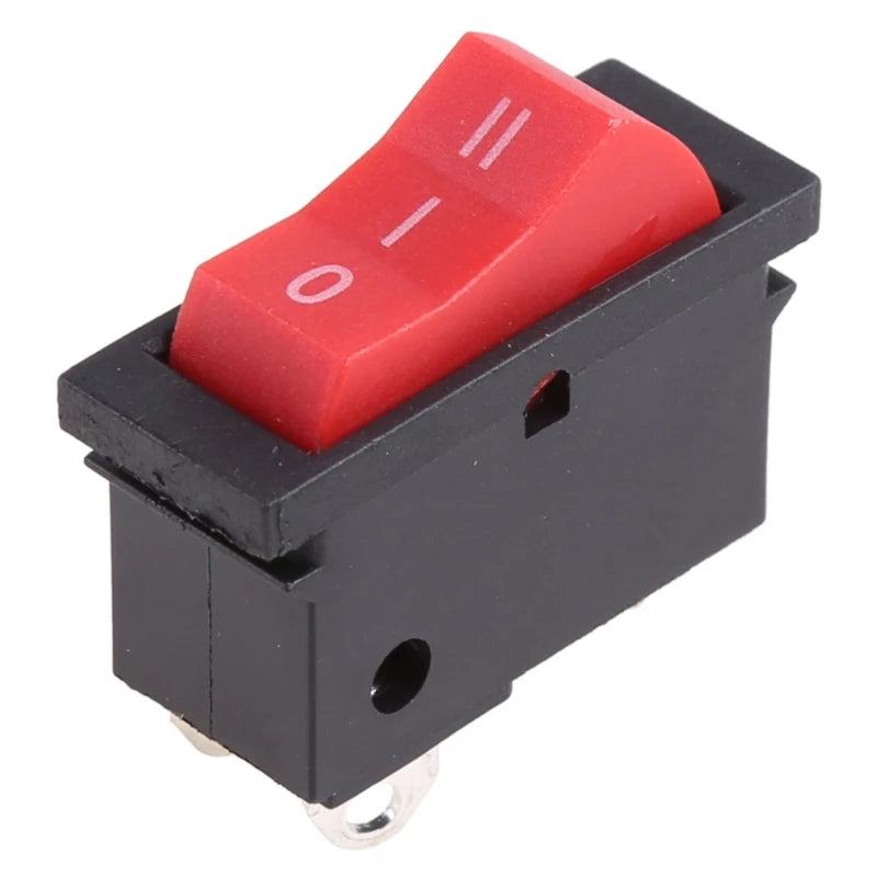 Black Red Electrical Hair Dryer Button Switch On Off Electric Hot Water Bottle Heater Rocker Switch 3 Gear Toggle Type N0PF