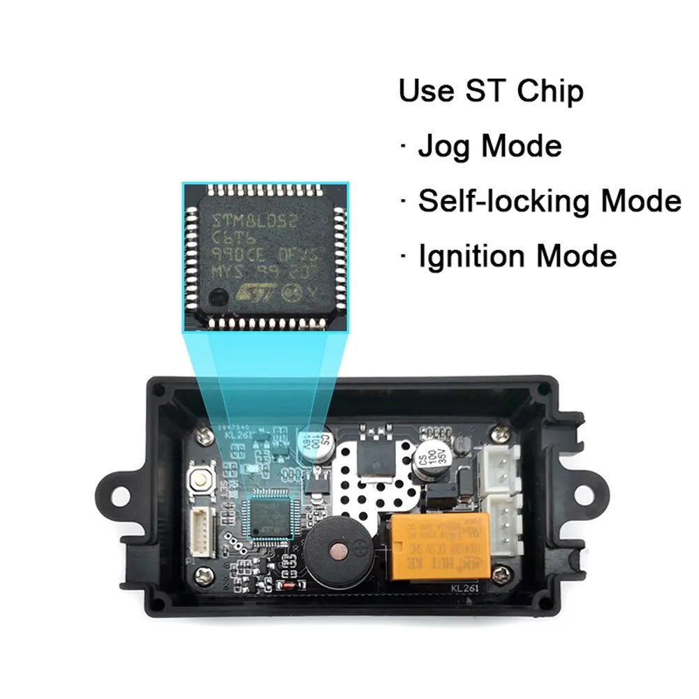 KL261 R558 DC5.5-15V Realy Output Low Power Consumption Fingerprint Access Control Board with - Mode