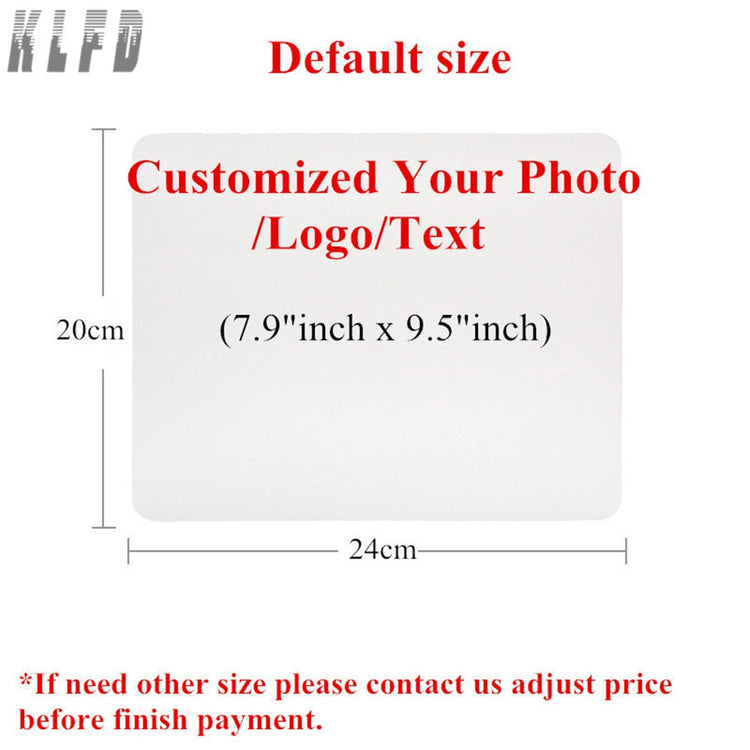 Customized Your Photo /Logo/Text Small Mouse pad 20x24cm DIY Custom Desk Protector Mats Table Gaming Laptop Varmilo Mat Computer