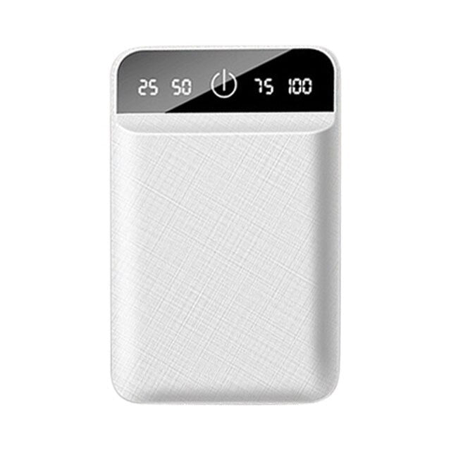Floveme 10000mAh Mini Power Bank Cell Phone Portable Charger LED Powerbank For Xiaomi External Mobile Battery Poverbank 2023 New