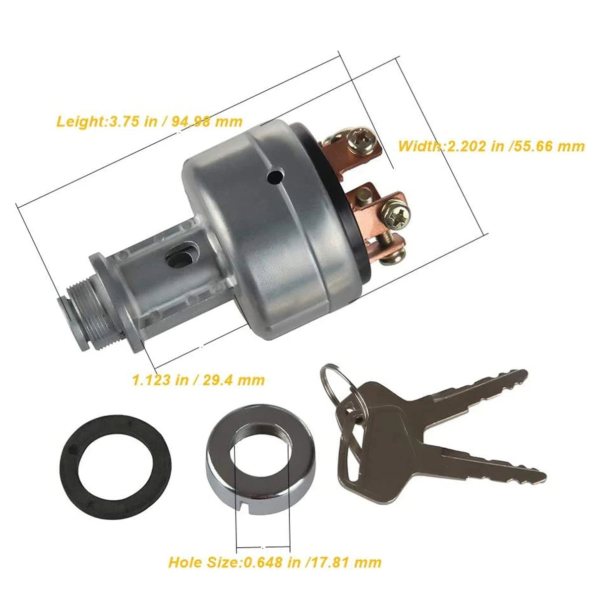 0808610000 Ignition Switch For Komatsu Excavator Fit PC60/120200-3/5/6 08086-10000 08086-20000 08086-50000 Electric Door Lock