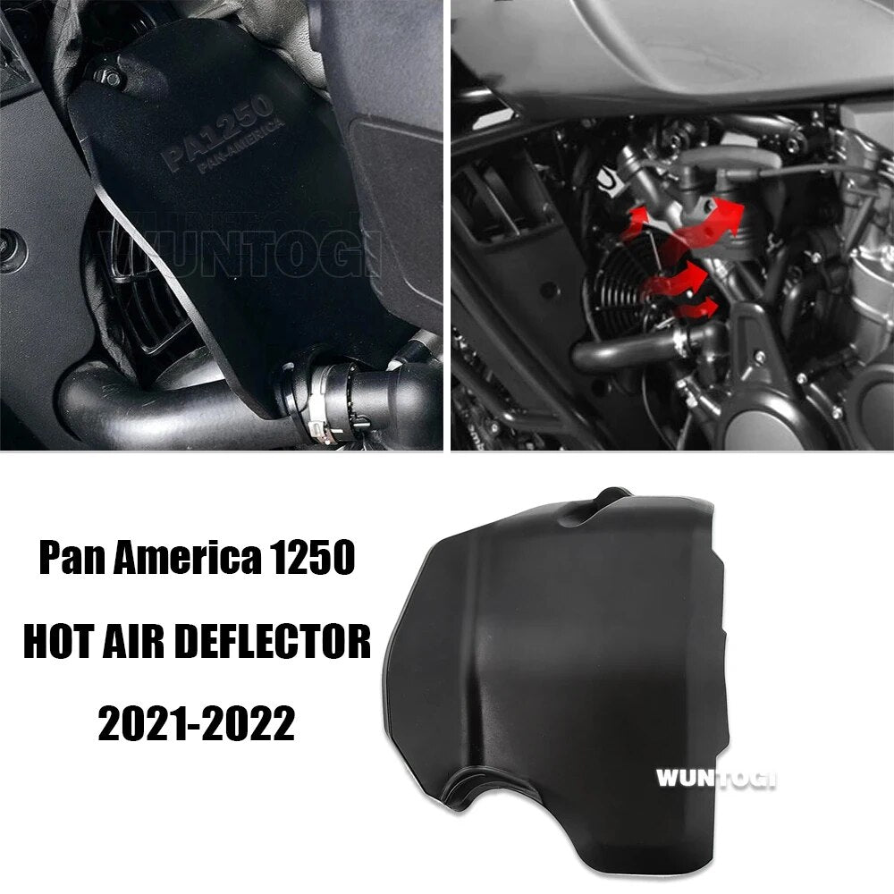 PA1250 Pan America 1250 Motorcycle Hot Air Deflector Exhaust System Middle Heat Shield Cover Guard For PAN AMERICA1250 2021-2022