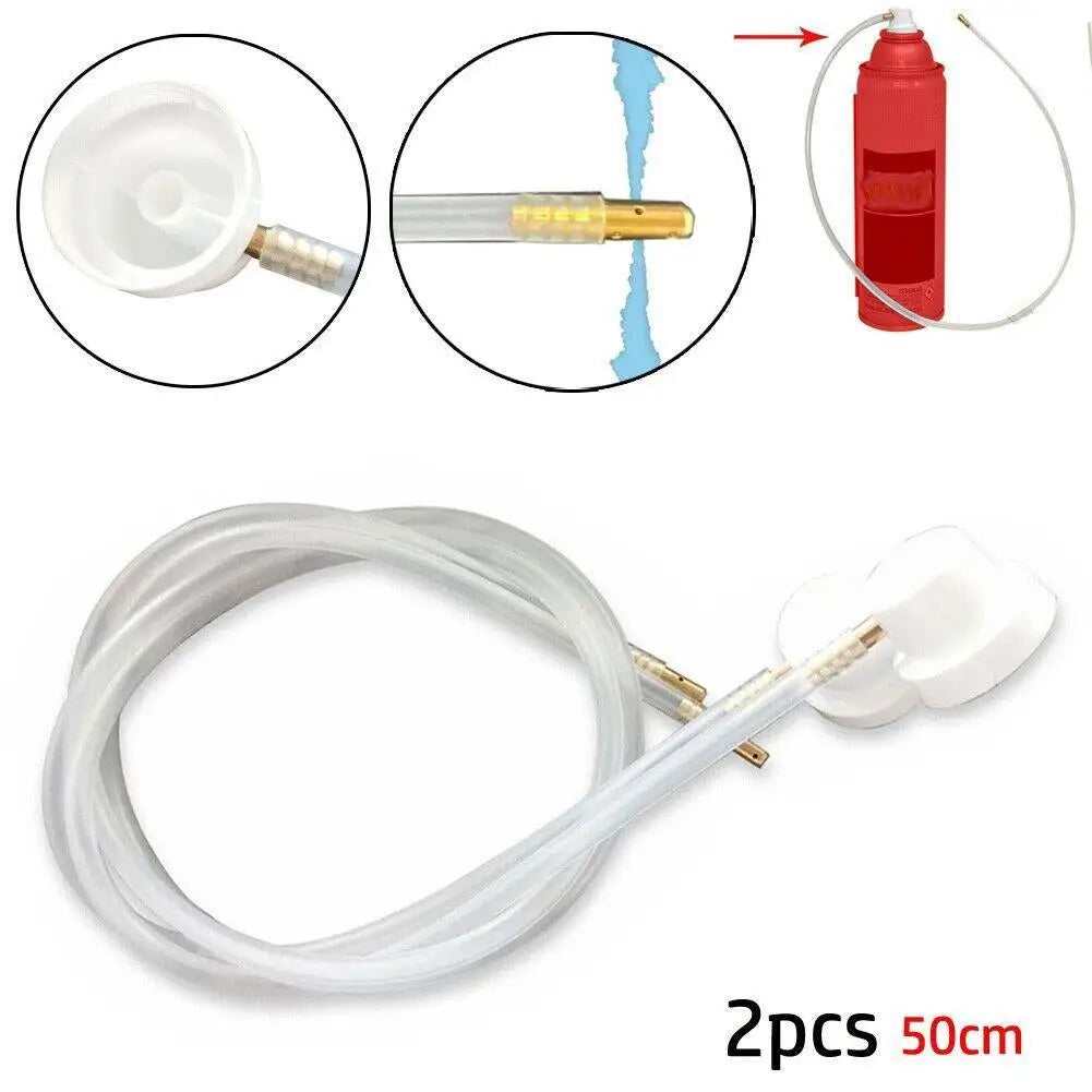 2 Pieces 360 Degree Nozzle Extension Hose Fit For Aerosol Cans Spray Extension Hose For Male Stem Spray Can Extension