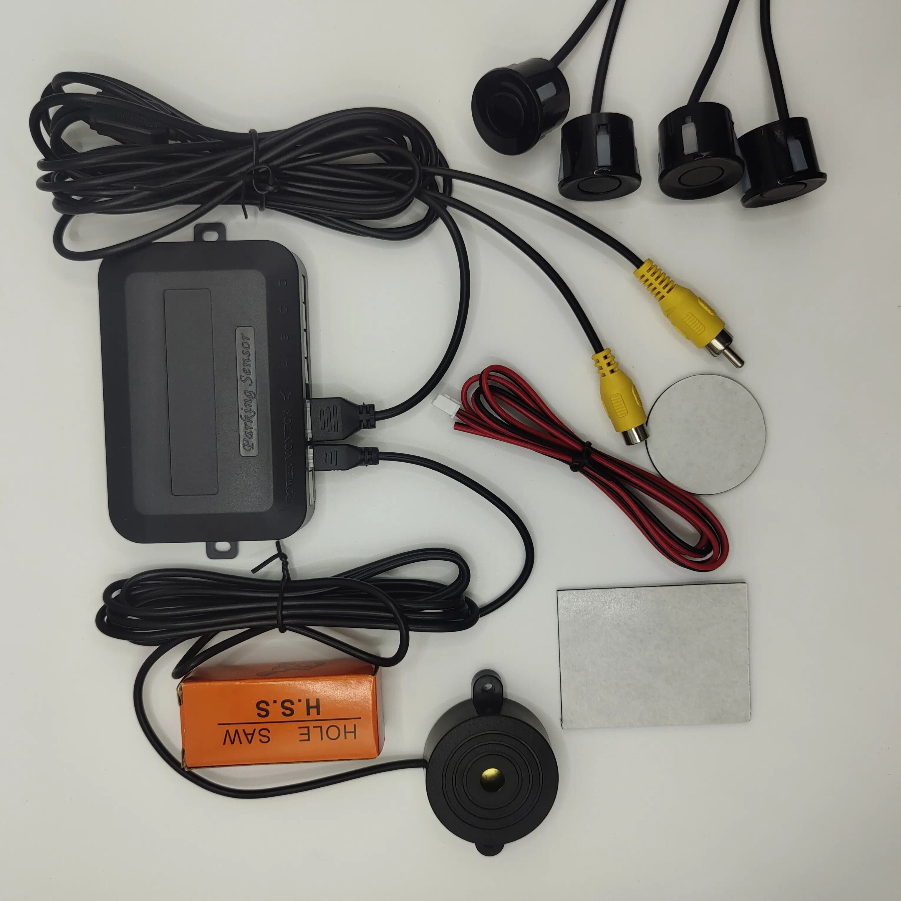 Video Parking Sensor Kit Car Reverse Backup Radar Assistance Auto Monitor Digital Display for Camera Car Monitor