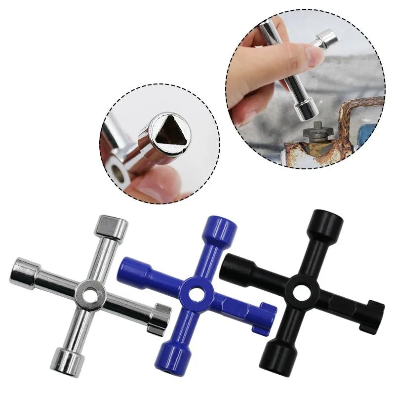 New High Quality Multi-functional Electric Control Cabinet Triangle Key Wrench Elevator Water Meter Valve Square Hole