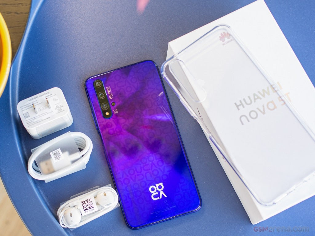 Original HUAWEI Nova 5T Smartphone 4G Network 256GB ROM 8GB RAM 48MP+32MP Camera Mobile phones Android Google Play Store