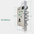 Stainless Steel Electronic Lock Body Fingerprint Lock Fingerprint Lock Body Mechanical Lock Security Door Fingerprint Lock Body