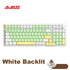 Ajazz AK992 92 Keys DIY Switch Keyboard Red Green Brown Shaft Hot-swap Mechanical Keyboard with RGB/White/No Backlit Optional