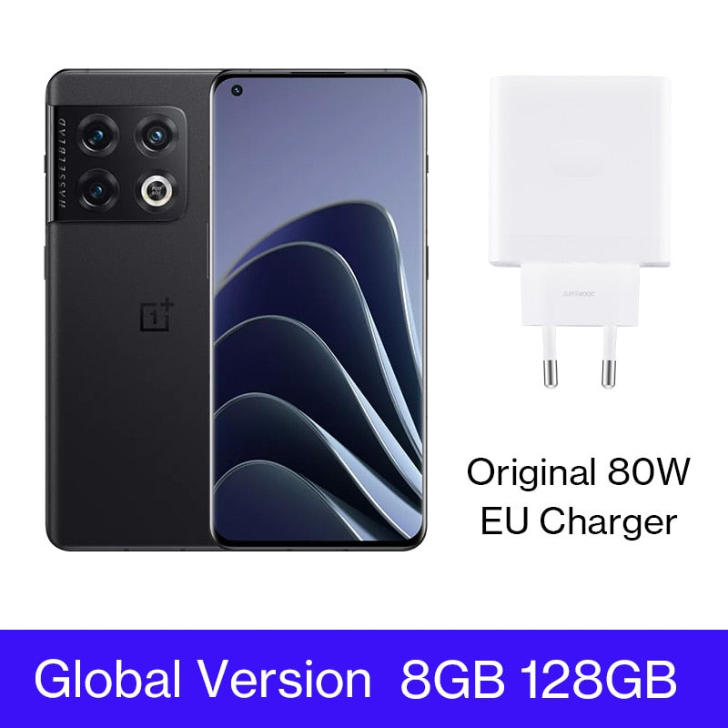 Global Version OnePlus 10 Pro 10pro 5G 8GB 128GB Snapdragon 8 Gen 1 80W Charging 6.7 ''120 Hz AMOLED Display