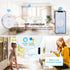 Elecpow Tuya Smart WiFi Window Door Vibration Alarm Sensor 130dB Glass Break Vibration Burglar Sensor Home Safety Alarm Detector