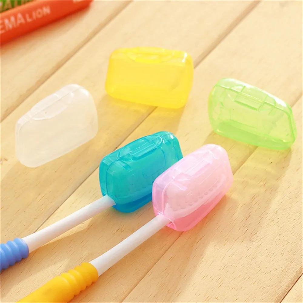 1/5pcs Portable Toothbrush Head Protective Cover Dustproof Head Cover Toothbrush Head Protective Case For Travel Hiking Camping