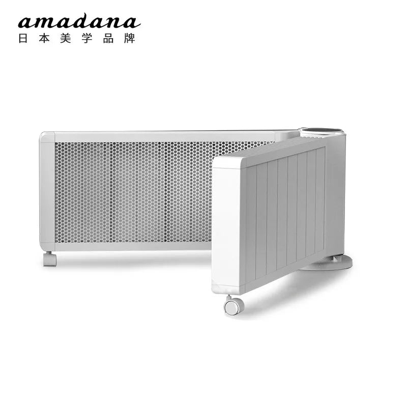 Amanda Folding Baseboard Electric Heater Convection Far Infrared Graphene Electric Heater Fireplace
