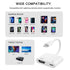 Lightning to HDMI Digital AV Adapter 1080P Video&Audio Sync Screen Converter with Charging Port for iPhone iPad to TV/Projector