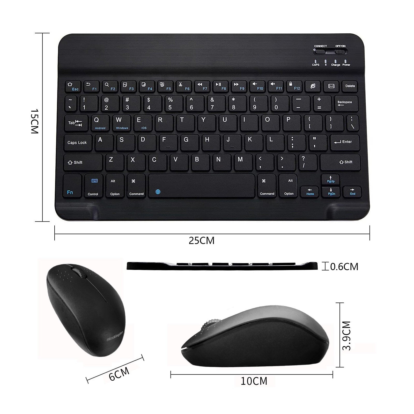 Desktop Office Bluetooth Keyboard And Wireless Mouse Combination Suitable For Windows Laptop Desktop Android Tablet