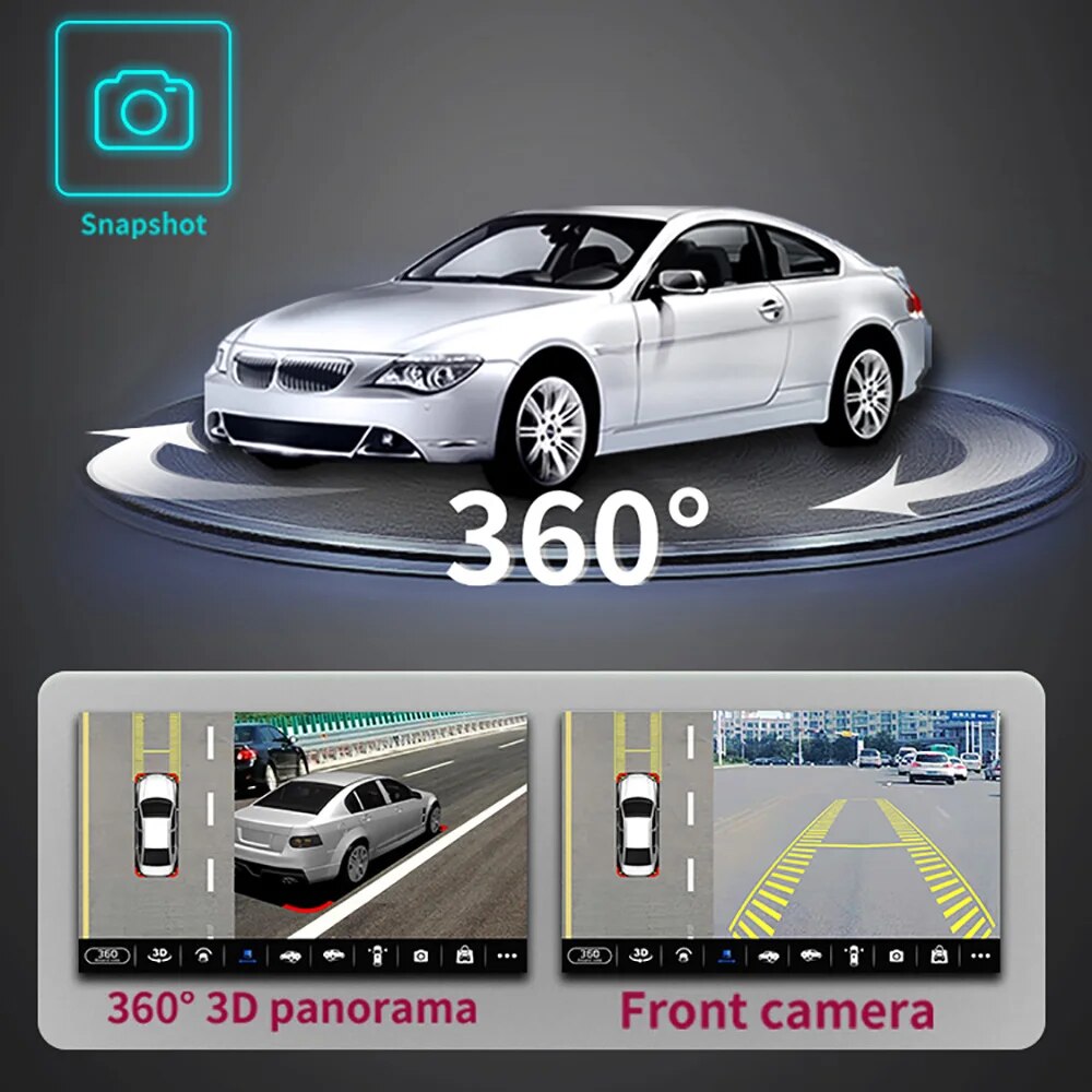 360° Panoramic Camera 1080P AHD SONY 225 Rear / Front / Left / Right 360 Panoramic Accessories for Car Multimedia Android Radio