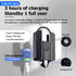 4 Ways Unlock TTlock App Waterproof  Fingerprint Key 13.56khz RFID Card USB Rechargeable Door Lock Smart Padlock Bluetooth
