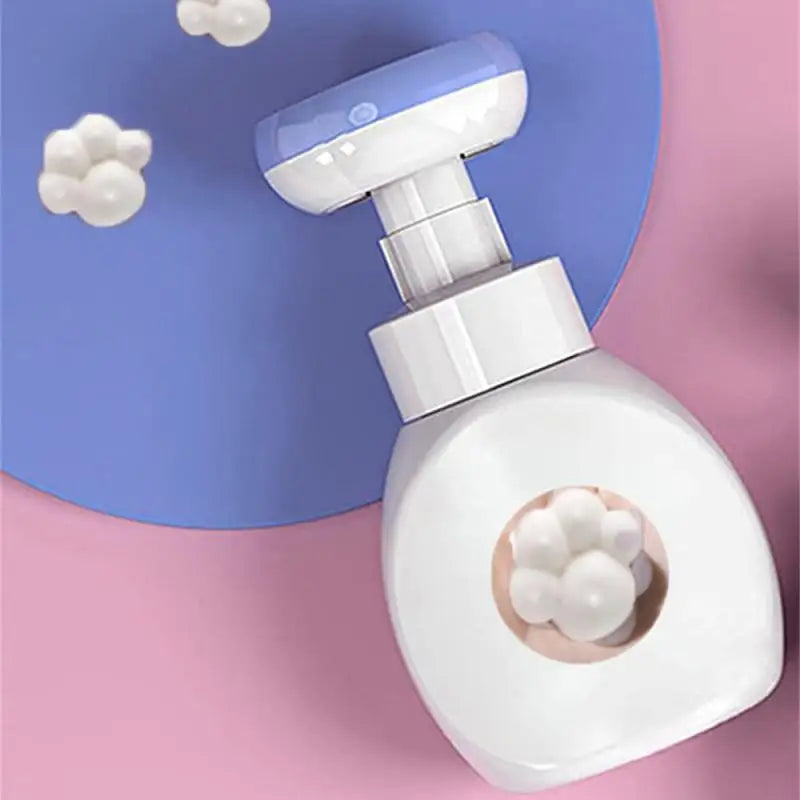 300ml Flower Foam Hand Sanitizer Bottle Mousse Foam Mousse Press Pump Head Children's Hand Sanitizer Foam Bottle Washing Tool