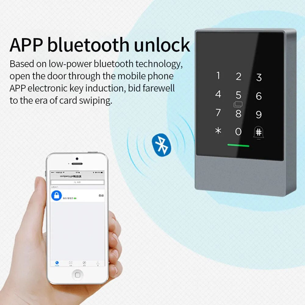 TTLOCK K3/K3F Fingerprint Access Control Door System Opener for Intercom Nfc Bluetooth Electric Gate Keypad 13.56Mhz RFID Card