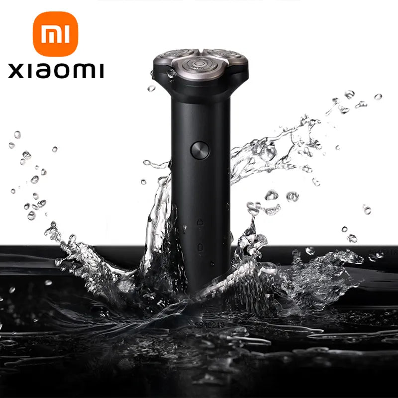 XIAOMI MIJIA S300 Electric Shaver Dry Wet Shavers Triple Blade IPX7 Waterproof Beard Trimmer trimer Cutter For Men Razor Machine