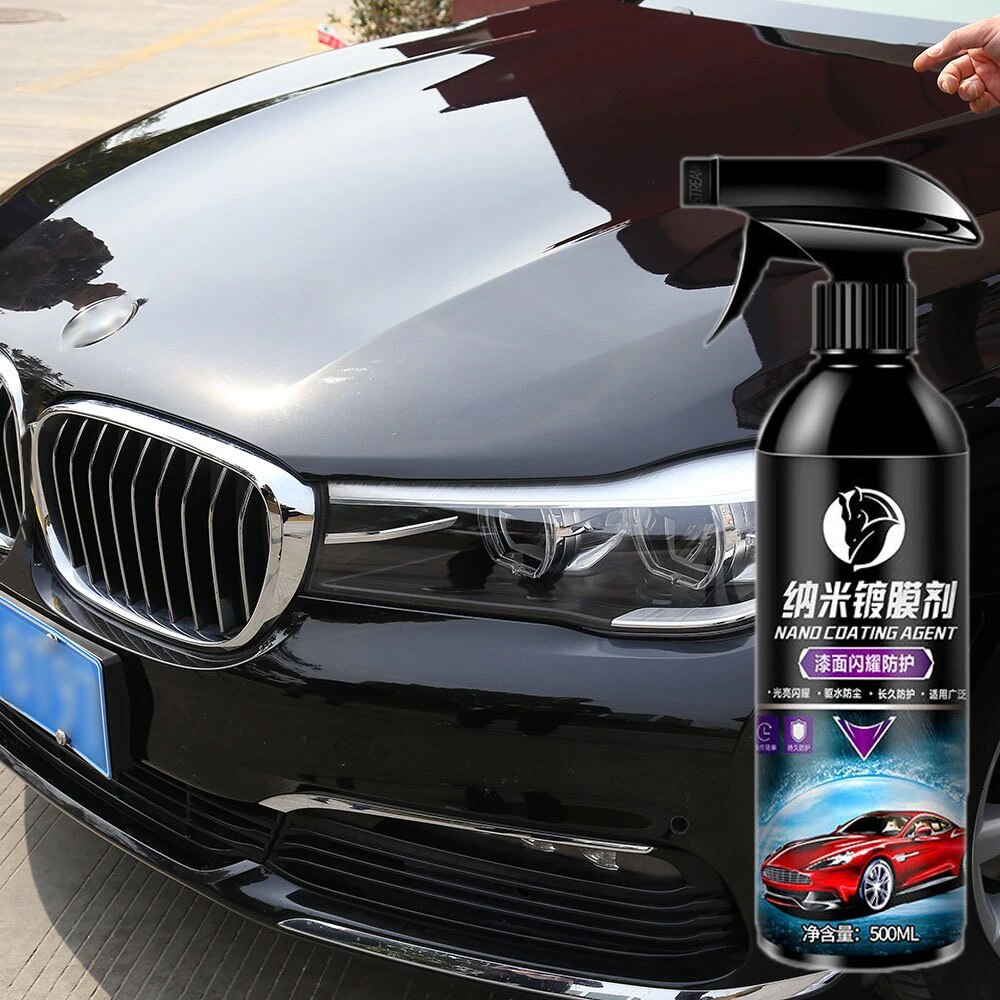 10H Ceramic Car Coating 500ML Nano Liquid Glass Plated Crystal Hydrophobic Waterproof Polishing Paint Hardness Car Polish Wax
