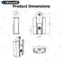 IP67 TTLock Bluetooth APP Smart Padlock Fingerprint Lock Keyless Mini Bag with Aleax Google Home Electronic Door Lock