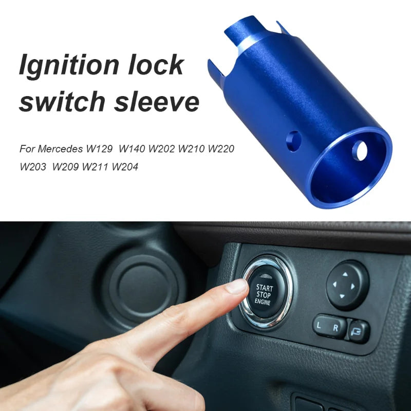 Removal Tool Car Ignition Lock Metal Switch Sleeve Socket for Mercedes-Benz W129 W140 W202 W210 W220 W203 W209 W211 W204