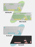 Ajazz AK992 92 Keys DIY Switch Keyboard Red Green Brown Shaft Hot-swap Mechanical Keyboard with RGB/White/No Backlit Optional