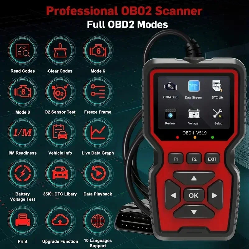 Cars OBD2 Tools Automotive Car Diagnostic Supplies Inspection Diagnostics Scanners Launch Auto Professional Diagnosis Machine