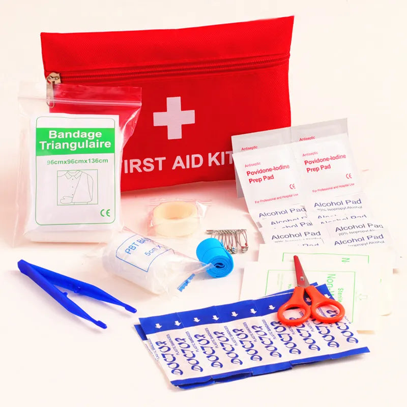 14 Items/Set Person Portable Outdoor Waterproof First Aid Kit For Family Or Travel Emergency Medical Treatment