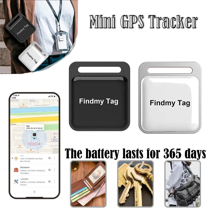 Mini GPS Tracker Record Anti-Lost Alarm Tag Anti-Lost Alarm Key Kids Bag Wallet Finder APP for iPhone Xiaomi Samsung Huawei