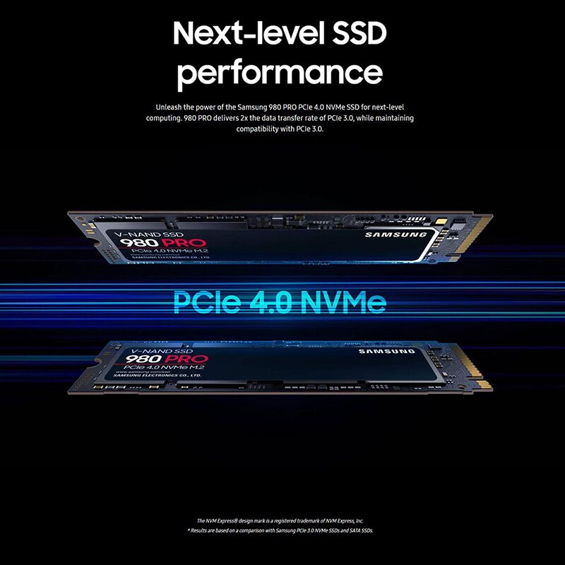 SAMSUNG SSD M2 Nvme M.2 2280 PCIe 4.0 X4 980 PRO 500GB 250GB Internal Solid State Drive 980 1TB HDD Hard Disk for PS5 Desktop