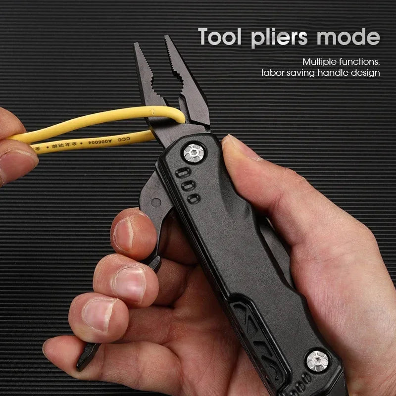 Portable Folding Hammer Small Axe Hammer Camping Pocket Knife Pliers Mini Multifunctional Hunting Camping Survival Outdoor Tool