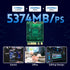 Wi-Fi 6E intel AX210 Wireless Network Cards 5374Mbps 6Ghz Bluetooth 5.3 AX210NGW/10dBi Antenna Desktop Kit for PC M.2 WiFi Card