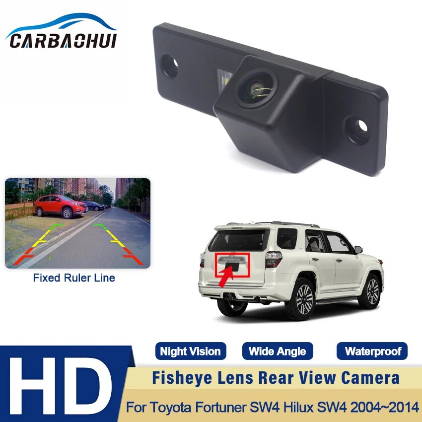 Car Rear View Camera For Toyota Fortuner SW4 Hilux SW4 2004~2014 Reversing Camera Back up Camera Full HD CCD Night Vision