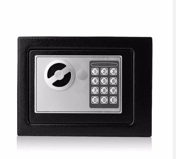 Safe Box Mini Steel Safes Money Bank Small Household Password Key Safety Security Box Keep Cash Jewelry Document Digital