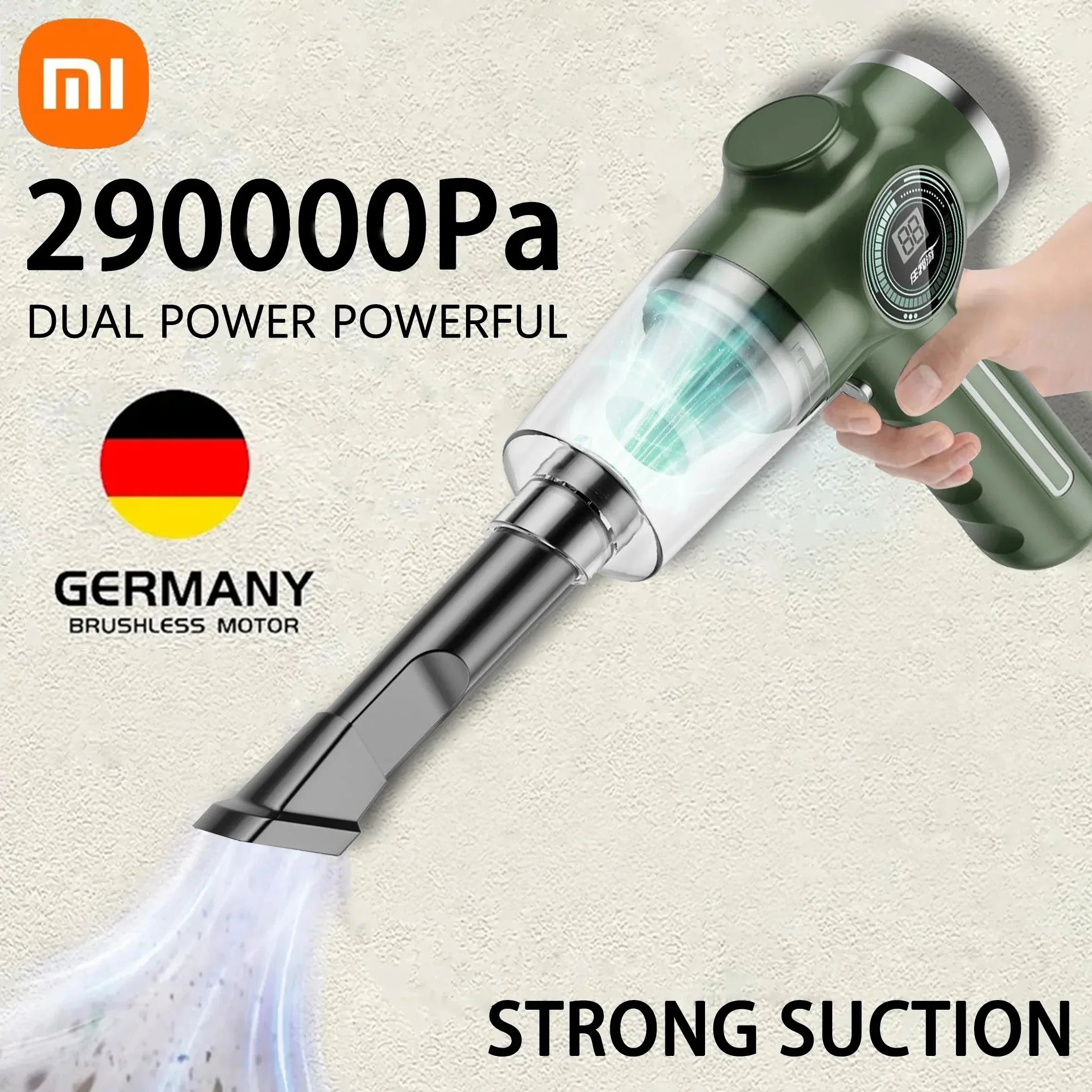 XIAOMI 5 in1 Wireless Automobile Vacuum Cleaner Portable Large Suction Handheld Dust Collector Machine Small Mini Dust Blower