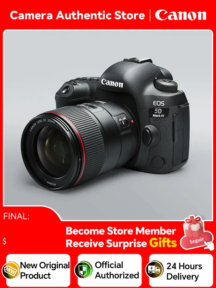 Canon EOS 5D Mark IV DSLR Full-Frame Digital Professional Flagship Camera 4K Video 30.4 Million Pixels Only Body New Product 5D4