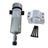 CNC Air cooled 0.5kw CNC spindleMotor Kit ER11 chuck 500W Spindle Motor + Power Supply speed governor For Engraving