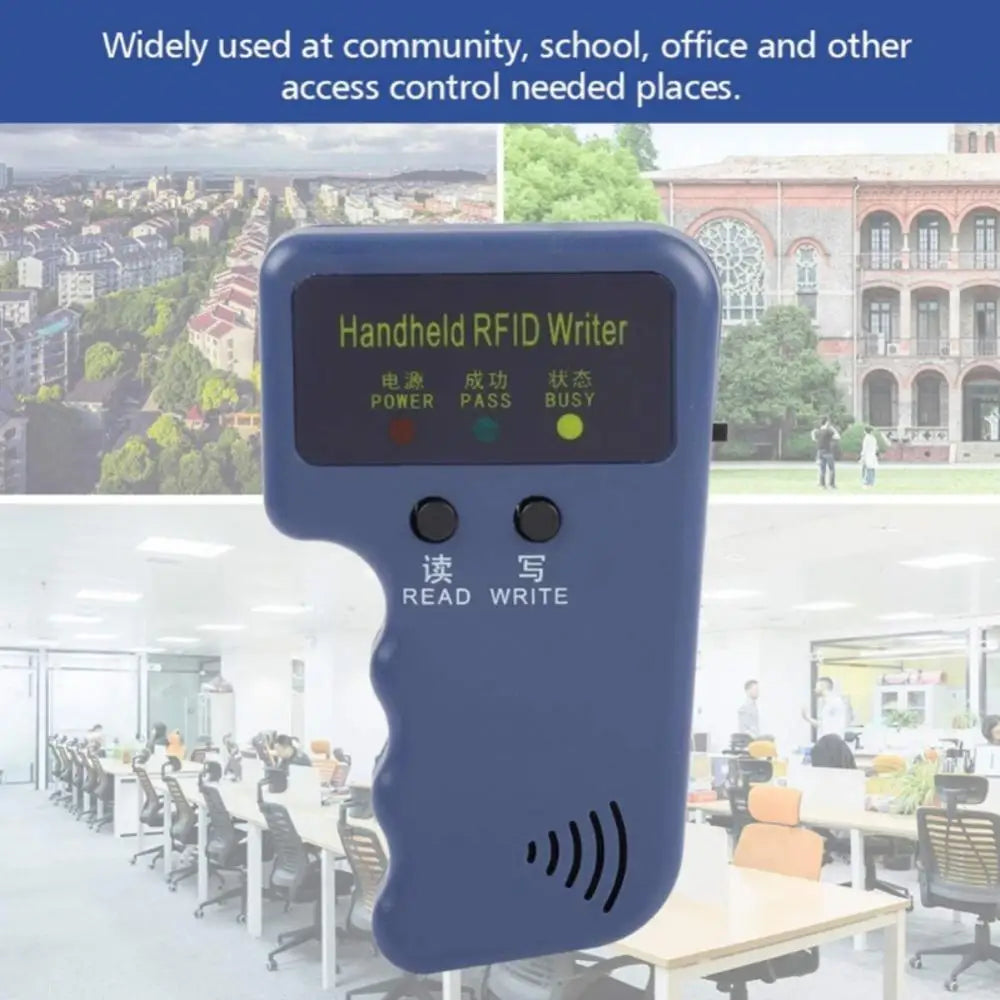 125KHz RFID Programmer Duplicator Copier Writer Reader Writer ID Card Cloner & Key Access Card Replicator Keychain Reader