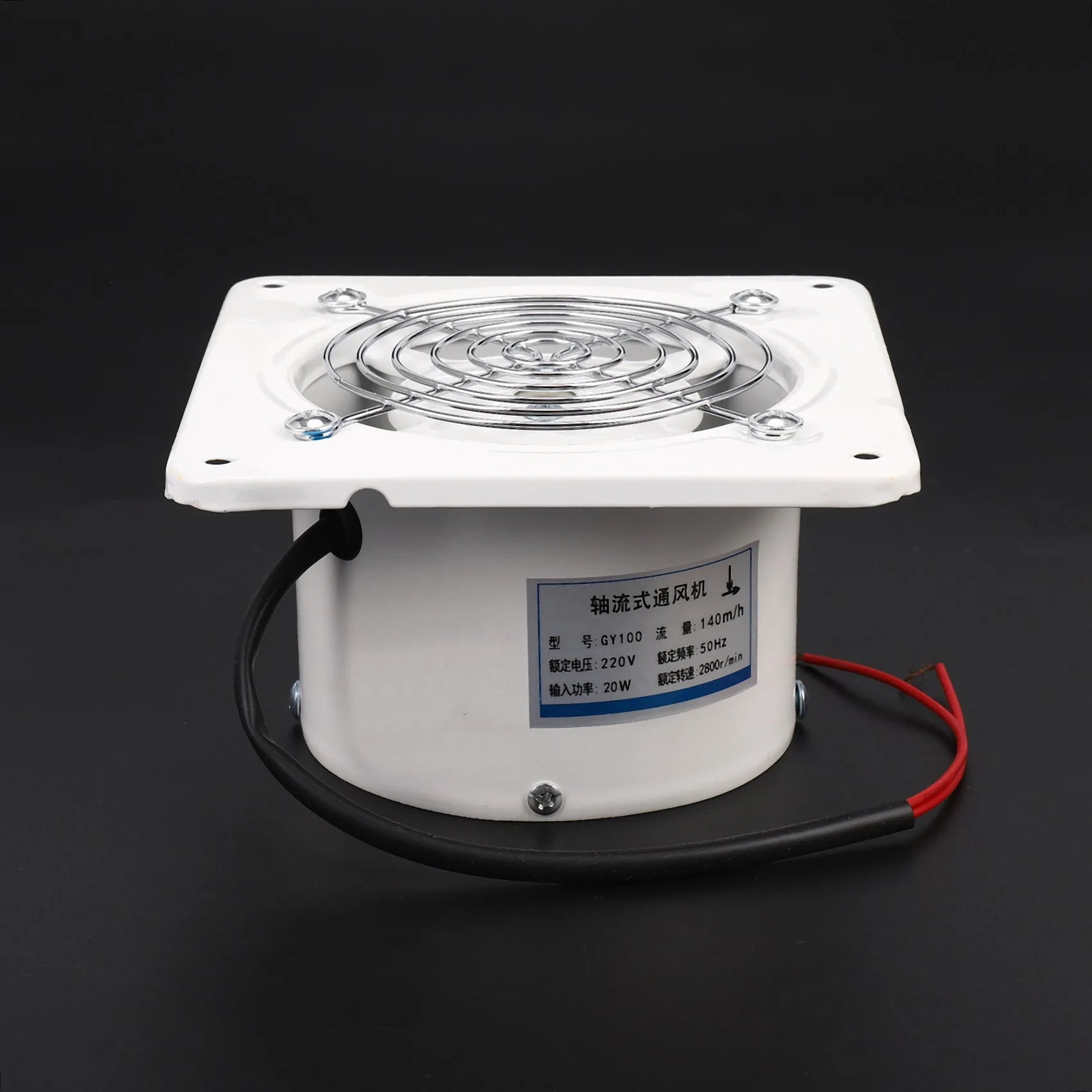 4 Inch 20W 220V Ventilating Exhaust Extractor Fan Window Wall Kitchen Toilet Bathroom Blower Air Clean Cooling Vent