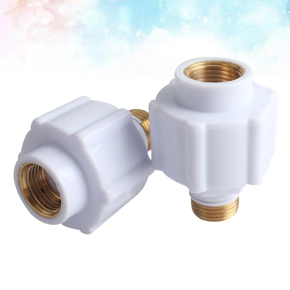 2Pcs Water Heater Wall Intergeatd Copper Head Insulation Wall Solar Energy Leakage Protection Accessories