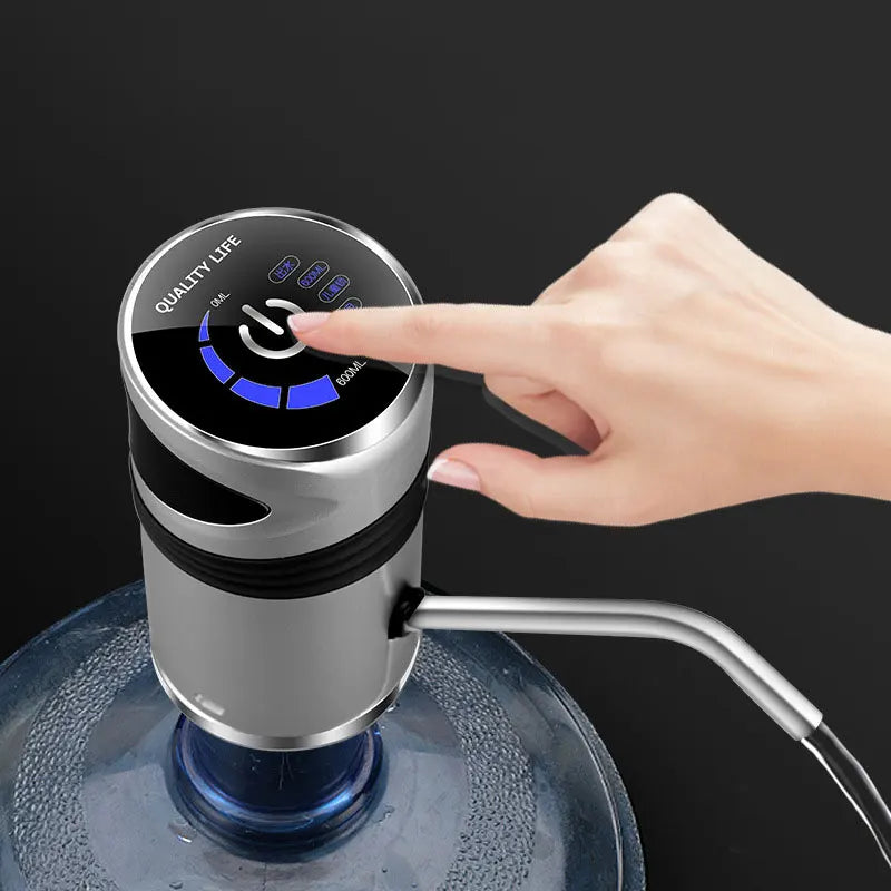 USB Drinking Fountain Electric Charging Portable Water Pump Dispenser Gallon Drinking Bottle Switch Silent Charging Touch Button