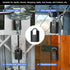 4 Ways Unlock TTlock App Waterproof  Fingerprint Key 13.56khz RFID Card USB Rechargeable Door Lock Smart Padlock Bluetooth