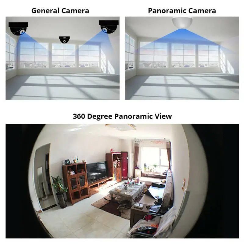 V380 pro 360 Degree smart home Wifi survalance camera 5MP  Wireless Network Monitor surveillance panoramic camera