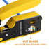 Multifunctional Network Pliers Crimping Tool CAT5 CAT6 CAT7 RJ45 Pass Through All In One EZ Crimp Tool For Rj11 R12 RJ45